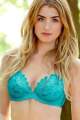 Audelle Fiore padded plunge emerald