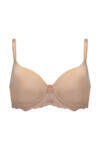 Pour Moi Fleur Padded Underwired Balconette Bra Almond