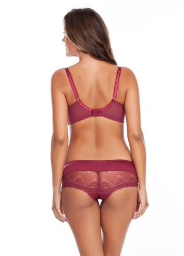 Parfait Casey plunge ruby wine