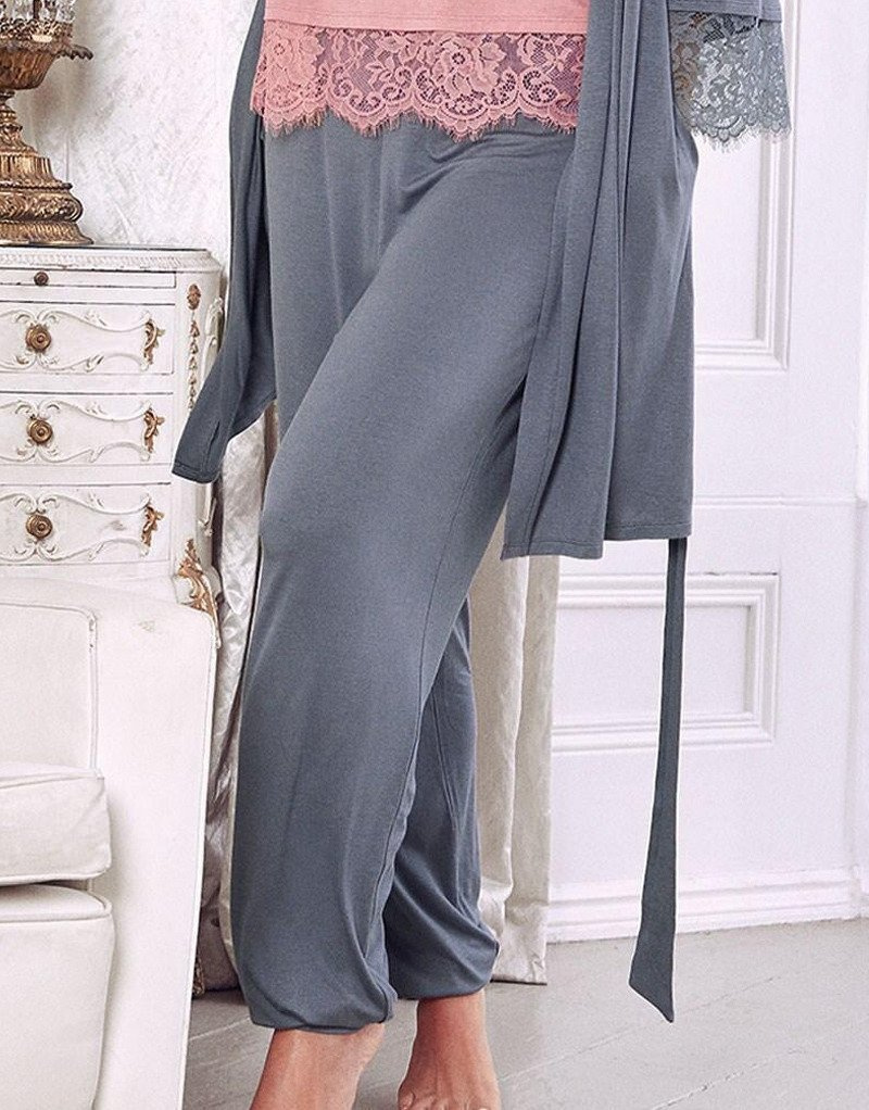 Pour Moi Sofa Love Foldover Cuffed Trouser - Titanium