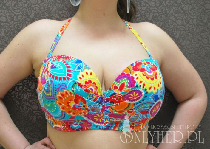 Audelle Swim Fiesta Bandeau 