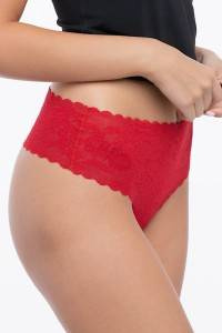 Julimex Stringi Bellie panty red maxi