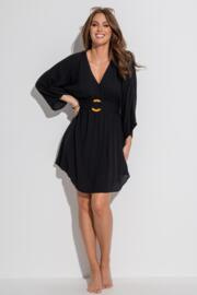 Pour Moi sukienka Crincle o-ring cover up black
