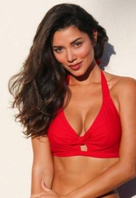 Pour Moi HORIZON UNDERWIRED HALTER TIE TOP