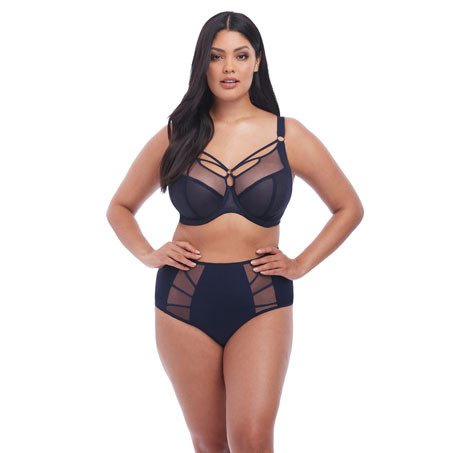 Elomi Sachi plunge bra - Navy