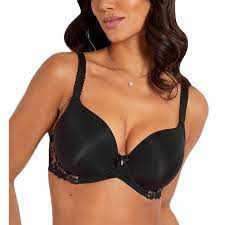 Pour Moi Sofia Balconette T Shirt Bra Black