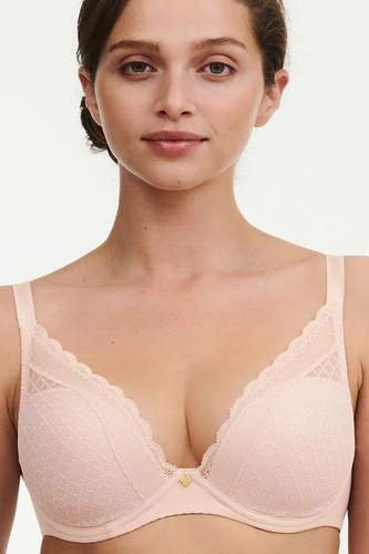 Chantelle Norah Chic C16MNA Plunge T-Shirt Bra Soft Pink