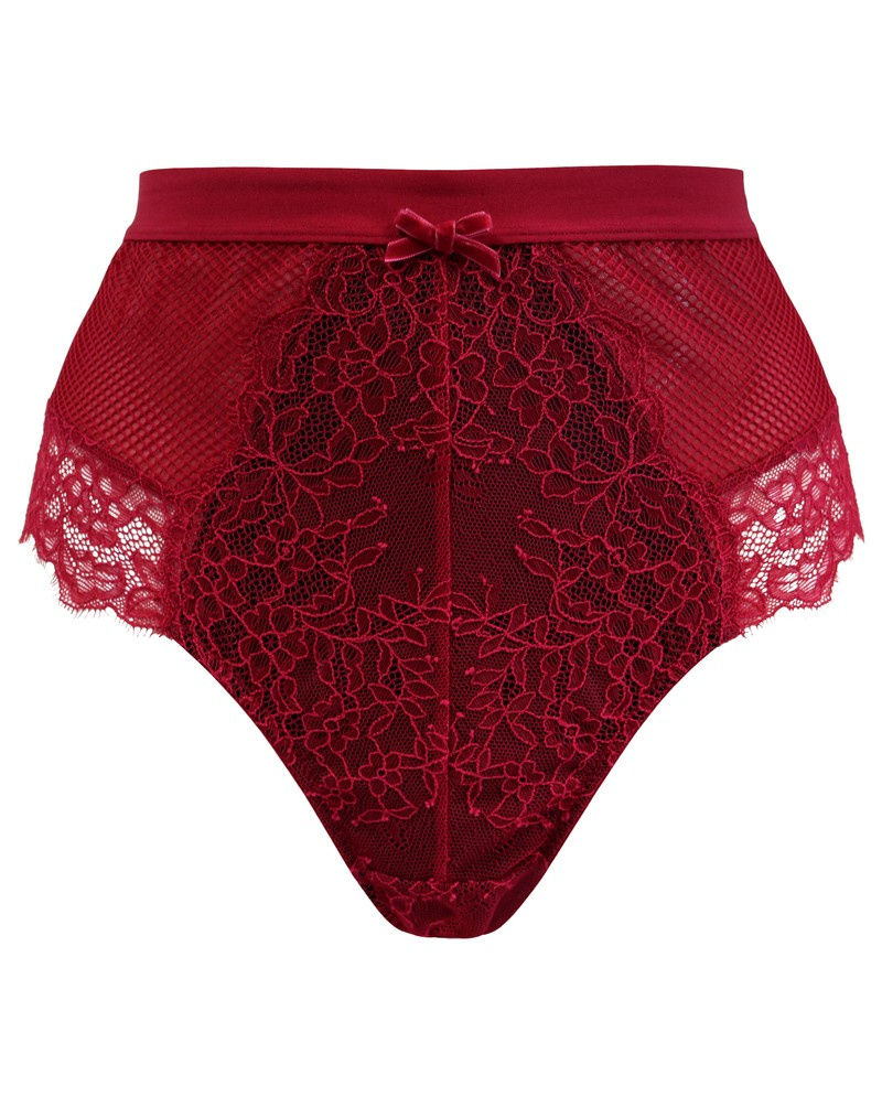 Pour Moi Dark Romance Deep Lace Up Brief