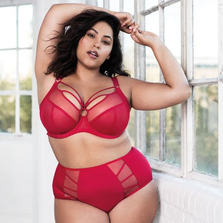 Elomi Sachi full brief ruby