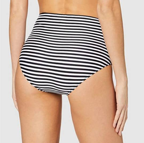 Pour Moi Sea Breeze high waisted control brief - black/white/purple