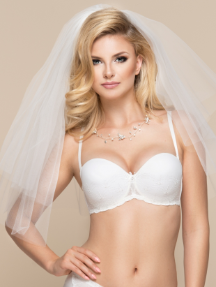 Konrad Carmelia strapless ecru