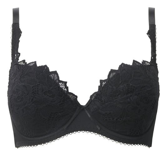 Audelle Fiore padded plunge black