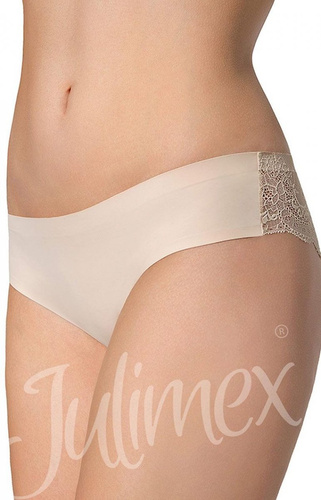 Julimex Tanga panty beżowe