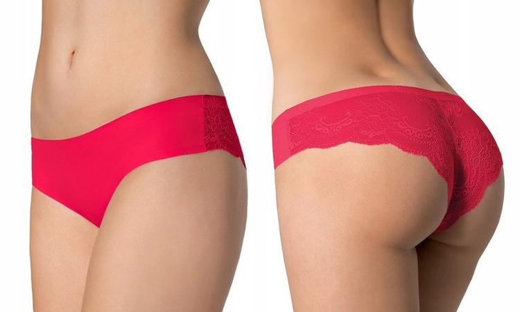 Julimex Tanga panty czerwone