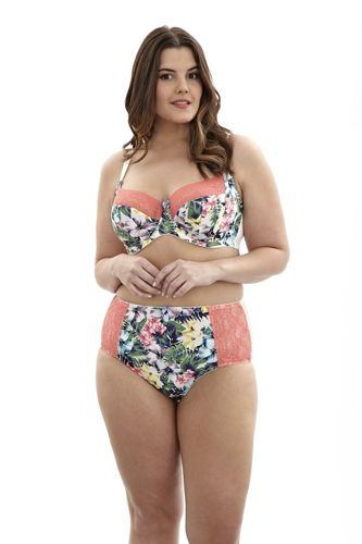 Sculptresse Chi Chi tropical print