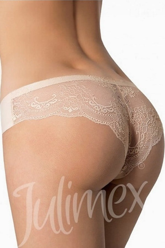 Julimex Tanga panty beżowe