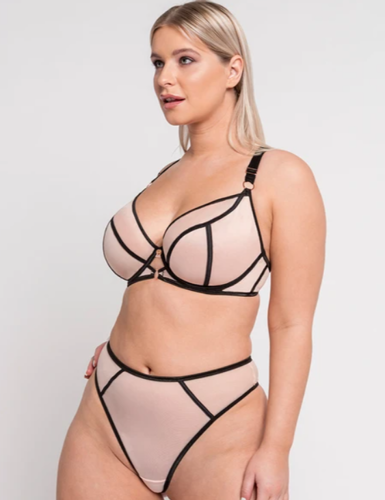 Scantilly Exposed plunge black/pink